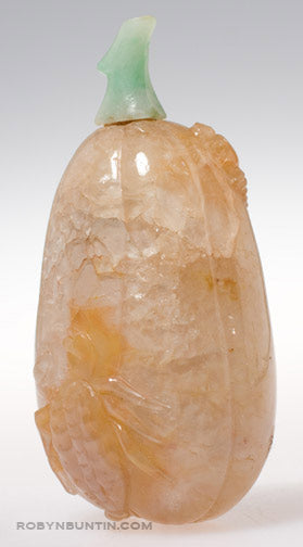 Item #15928: Crystal Mellon Snuff Bottle
