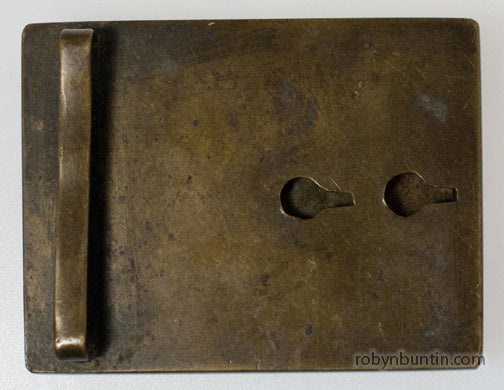 Item #15210: Moss In Snow Jadeite Belt Hook