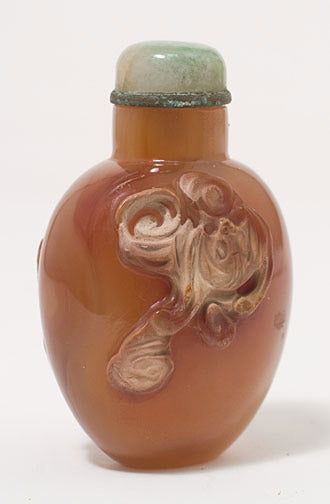 Item #10254: Agate Snuff Bottle