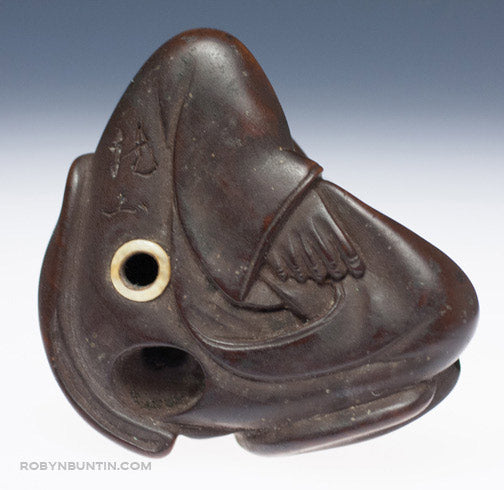 Item #4572: Boxwood Street Performer Netsuke