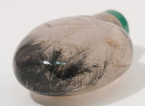 Item #10181: Hair Crystal Snuff Bottle