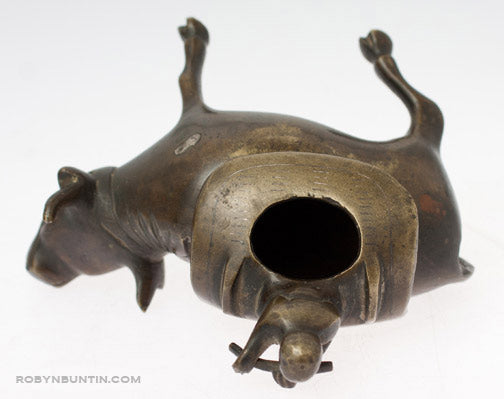 Item #16889: Boy & Ox Censer