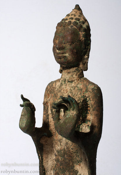 Item #18146: Ayuthia Standing Buddha