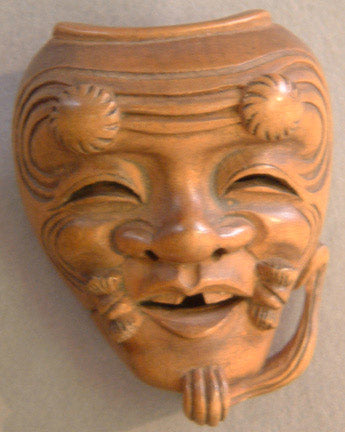 Item #384: Okina Mask Netsuke