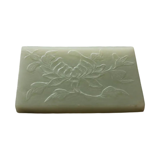 Item #13527: Jade Chrysanthemum Plaque