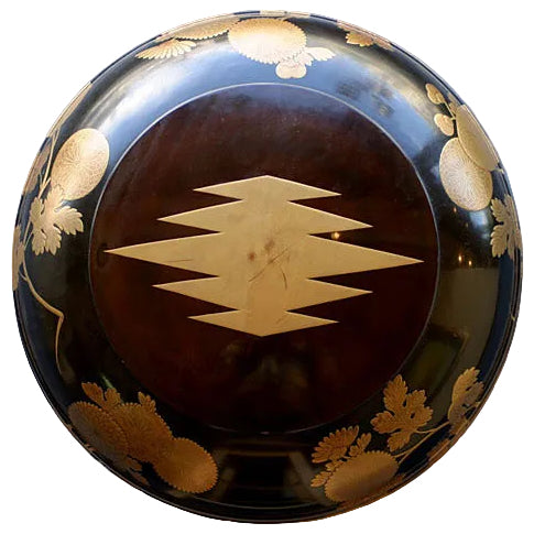 Item #3594: Round Lacquer Box