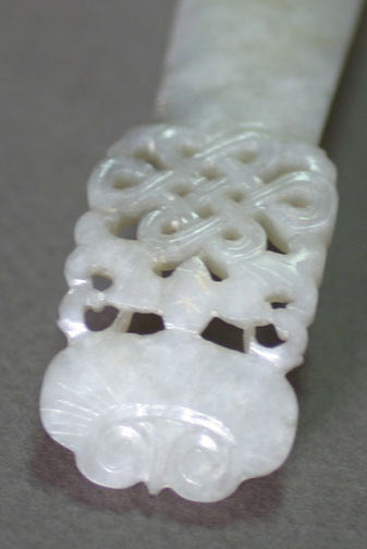Item #4378: Jade Hair Ornament