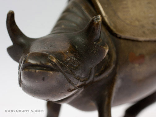 Item #16889: Boy & Ox Censer
