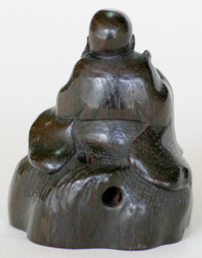 Item #2172: Seated scholar Netsuke