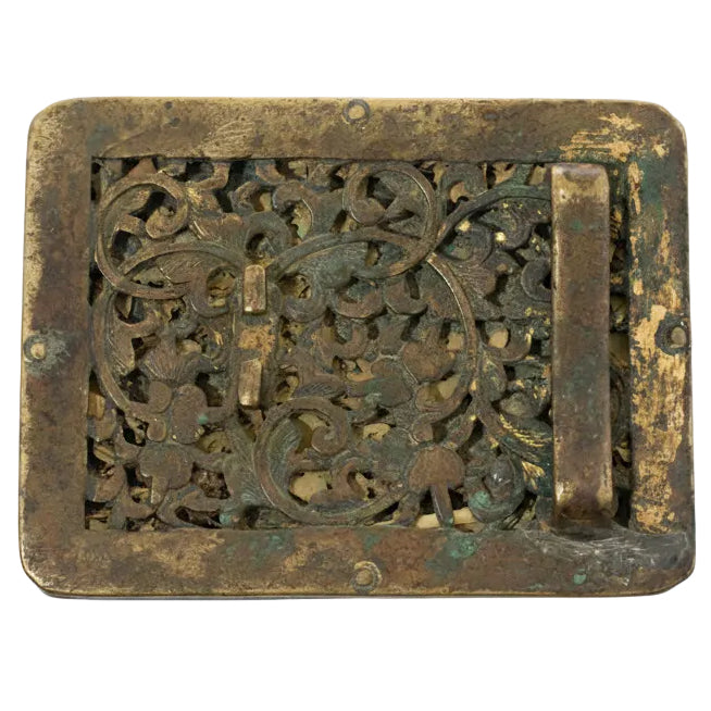 Item #13575: Gray White Jade Belt Hook
