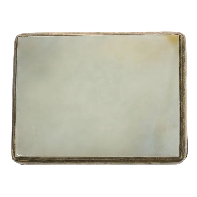 Item #13575: Gray White Jade Belt Hook
