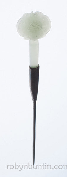 Item #17719: Jade Hairpin