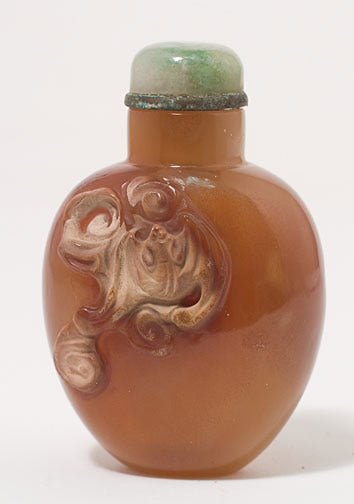 Item #10254: Agate Snuff Bottle