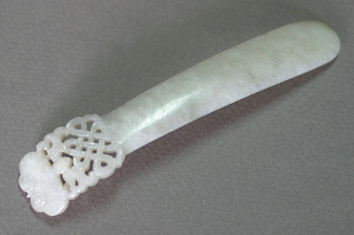 Item #4378: Jade Hair Ornament
