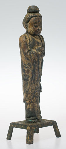 Item #14408: Ming Bronze Buddha