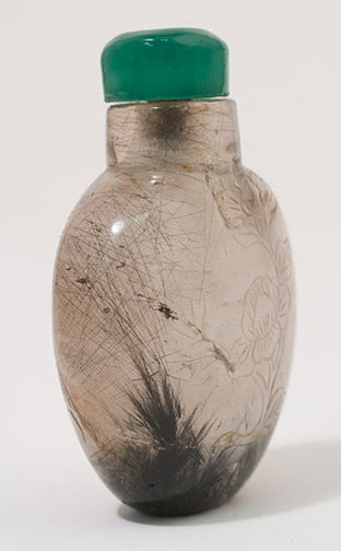 Item #10181: Hair Crystal Snuff Bottle