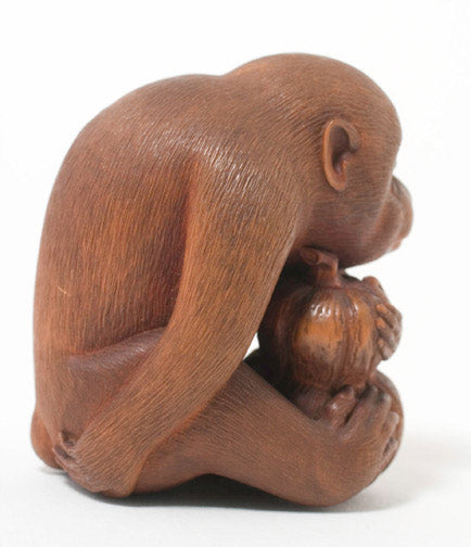 Item #392: Monkey Okimono by Mitsukuni