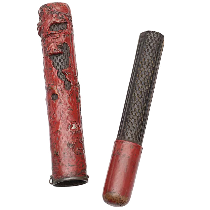 Item #19688: Red Lacquer Pipe Case