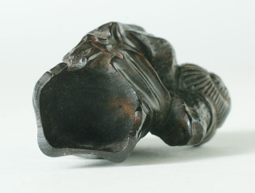 Item #5115: Snail on Bamboo Netsuke