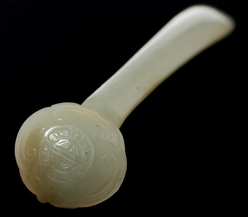 Item #13941: Celadon Jade Hair Pin