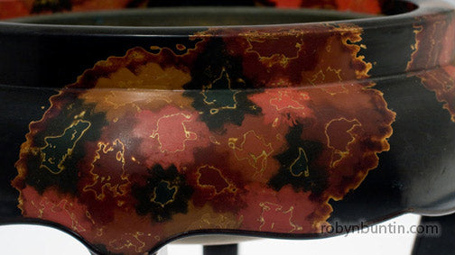 Item #15165: Lacquer Guest Hibachi