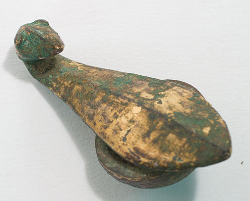 Item #7297: Bronze Garment Hook