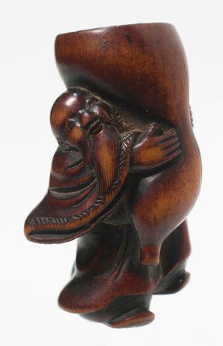 Item #6379: Immortal & Seal Netsuke