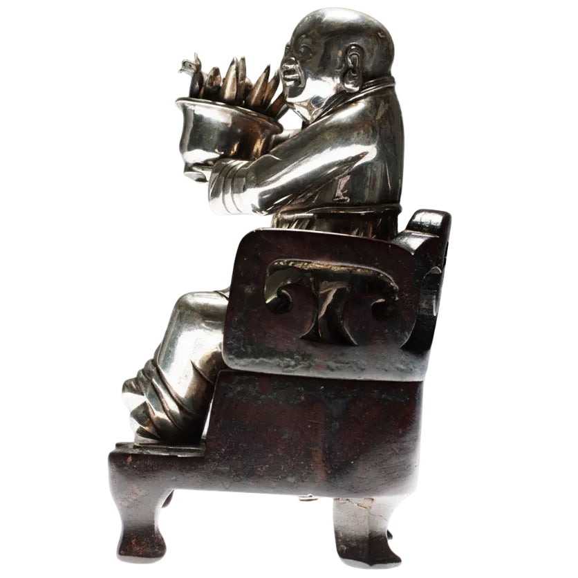 Item #17918: Chinese Boy With Well Wishing Bowl