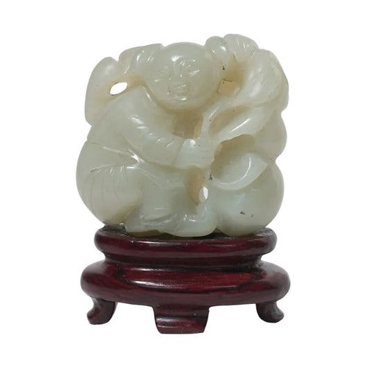 Item #9311: Jade Boy & Gourd