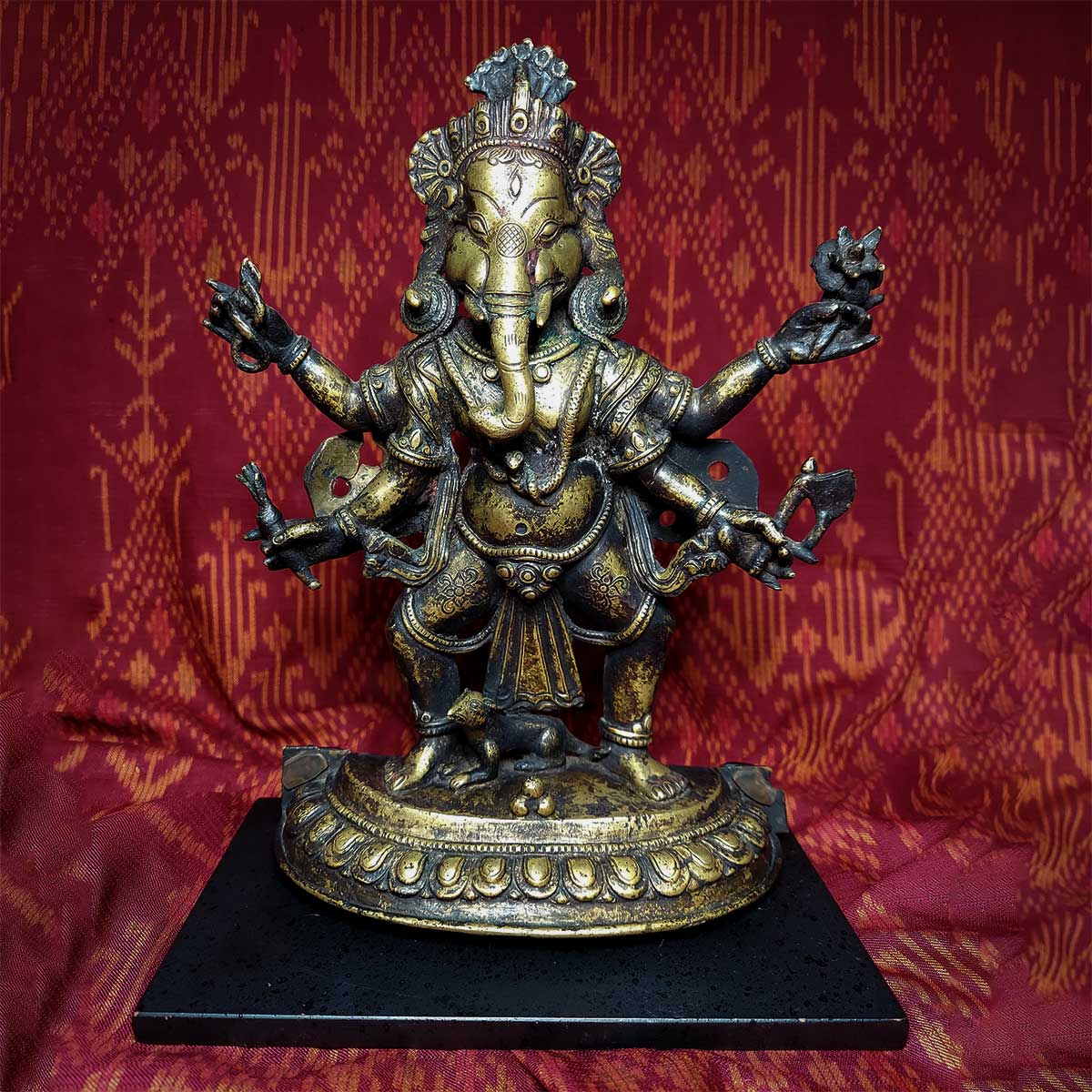 Tibetan Ganesha Bronze Sculpture