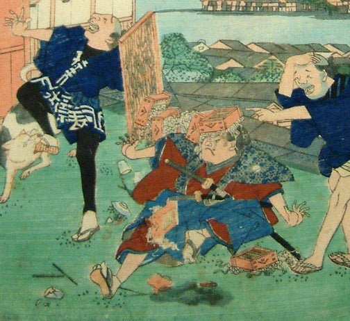 Humorous Scene by Utagawa Hirokage